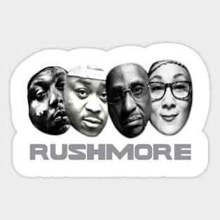 RUSHMORE Sticker